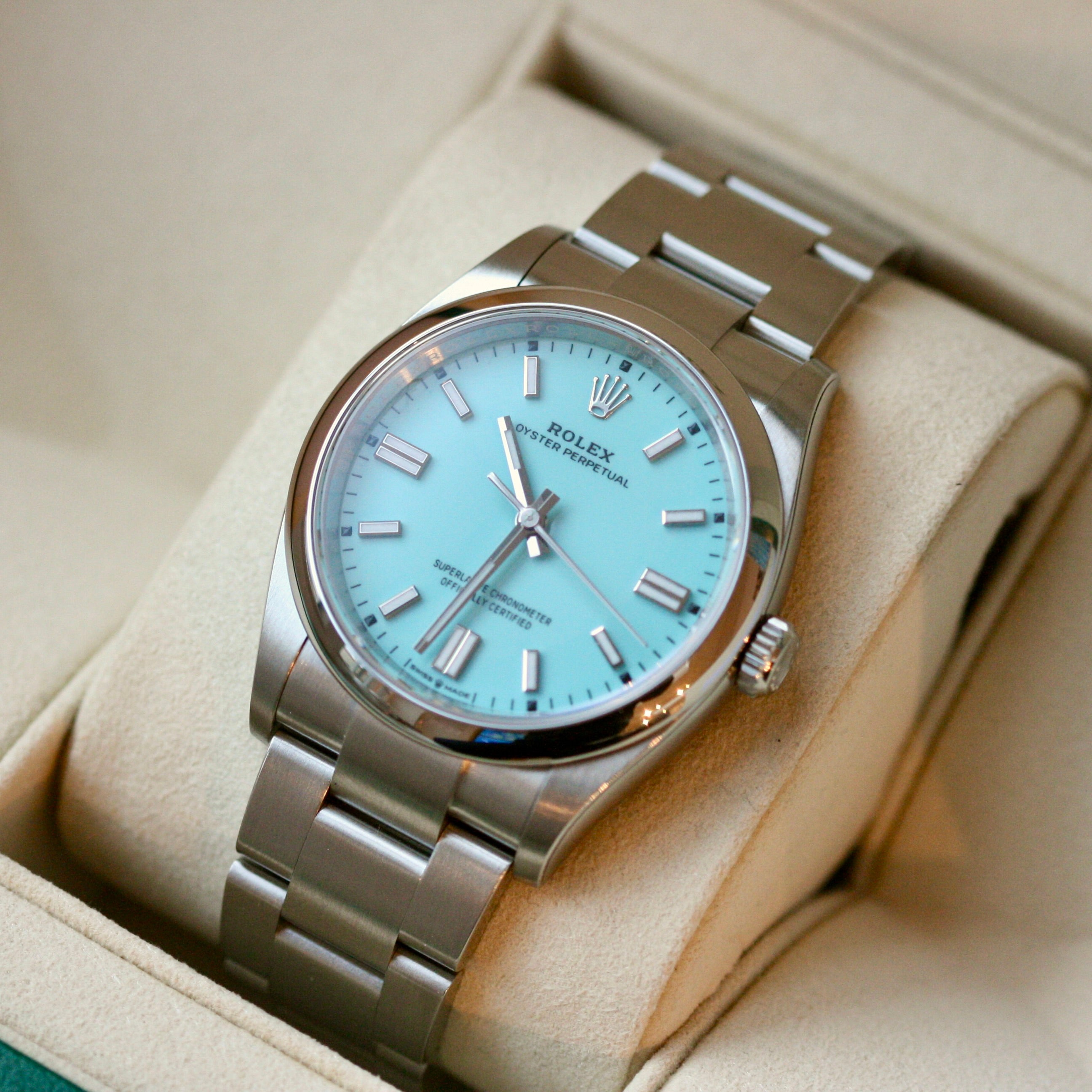 Rolex Oyster Perpetual 36 “Tiffany Blue”