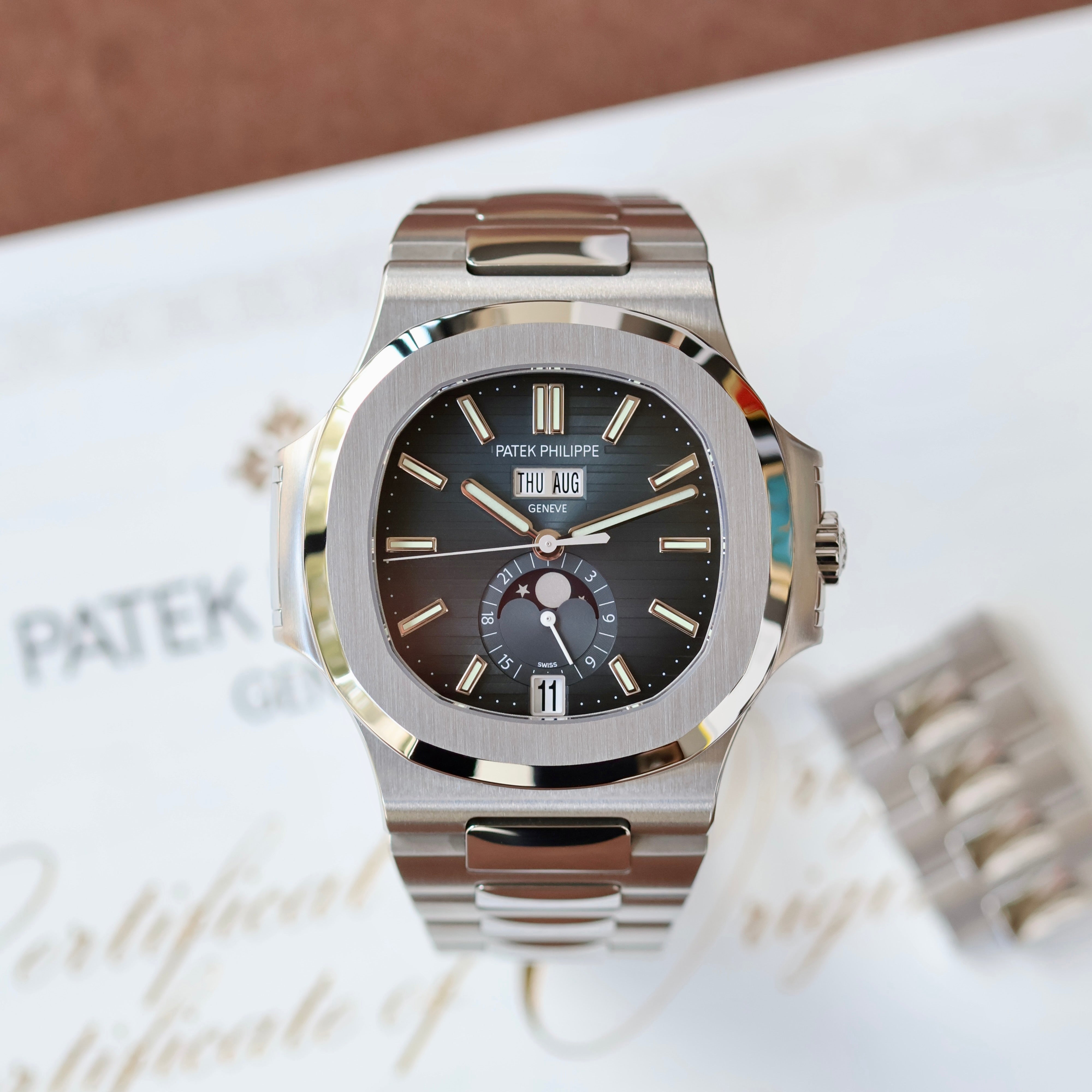 Patek Philippe Nautilus Yearly calendar