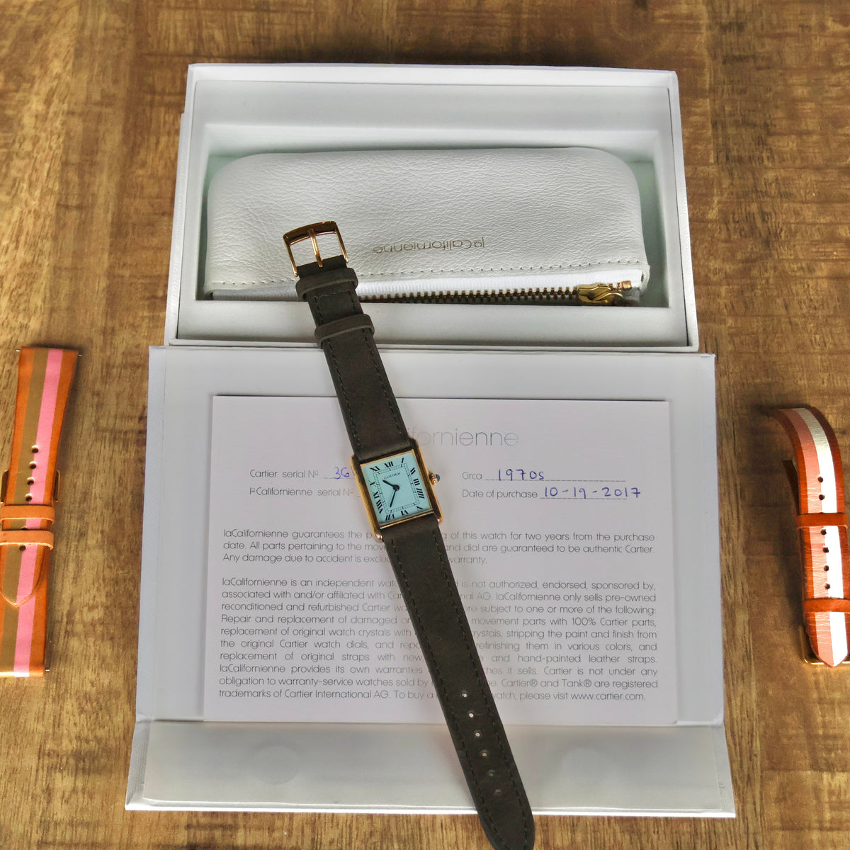 Cartier Tank Vermeil