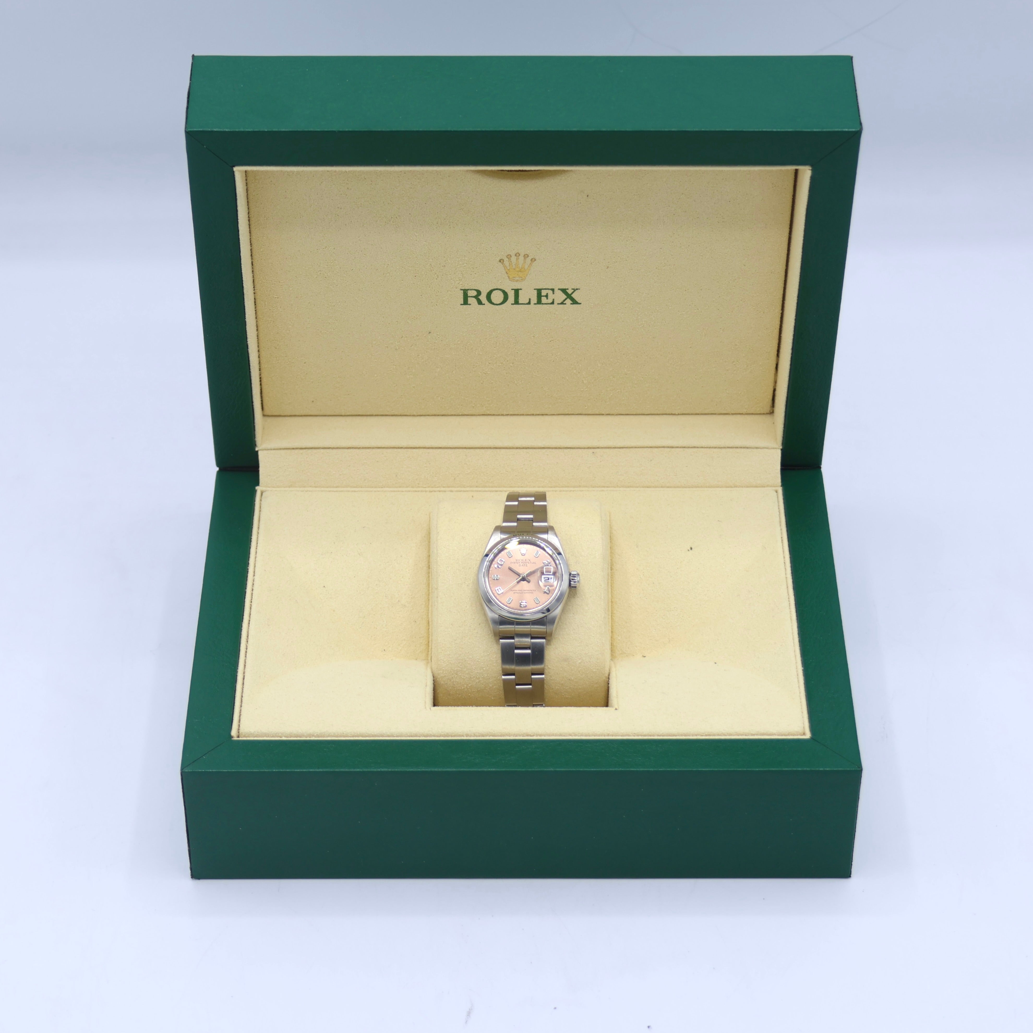 Rolex Oyster Perpetual Lady-Datejust Salmon dial