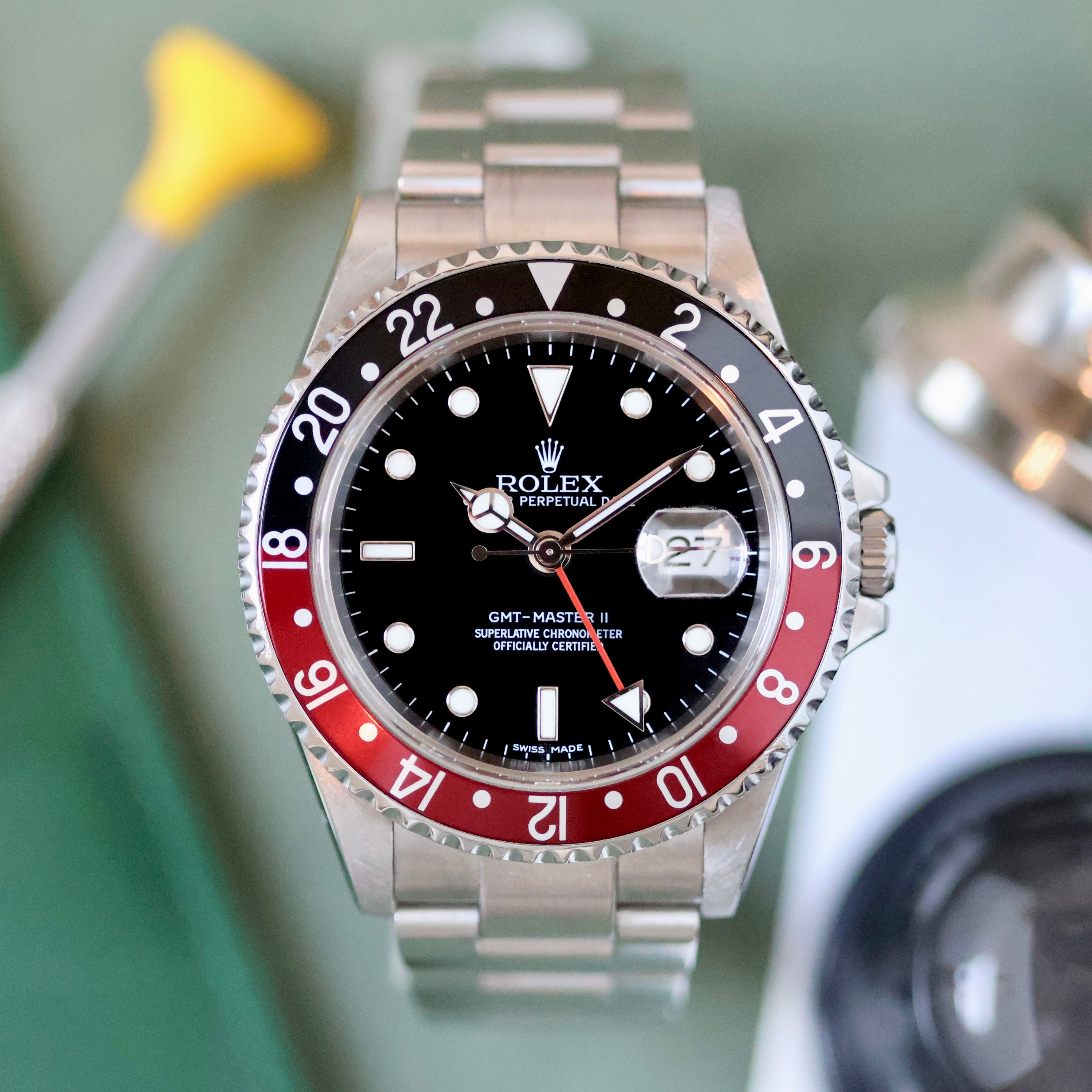ROLEX GMT-MASTER II 掛時計 Rolex GMT-Master II Stick dial