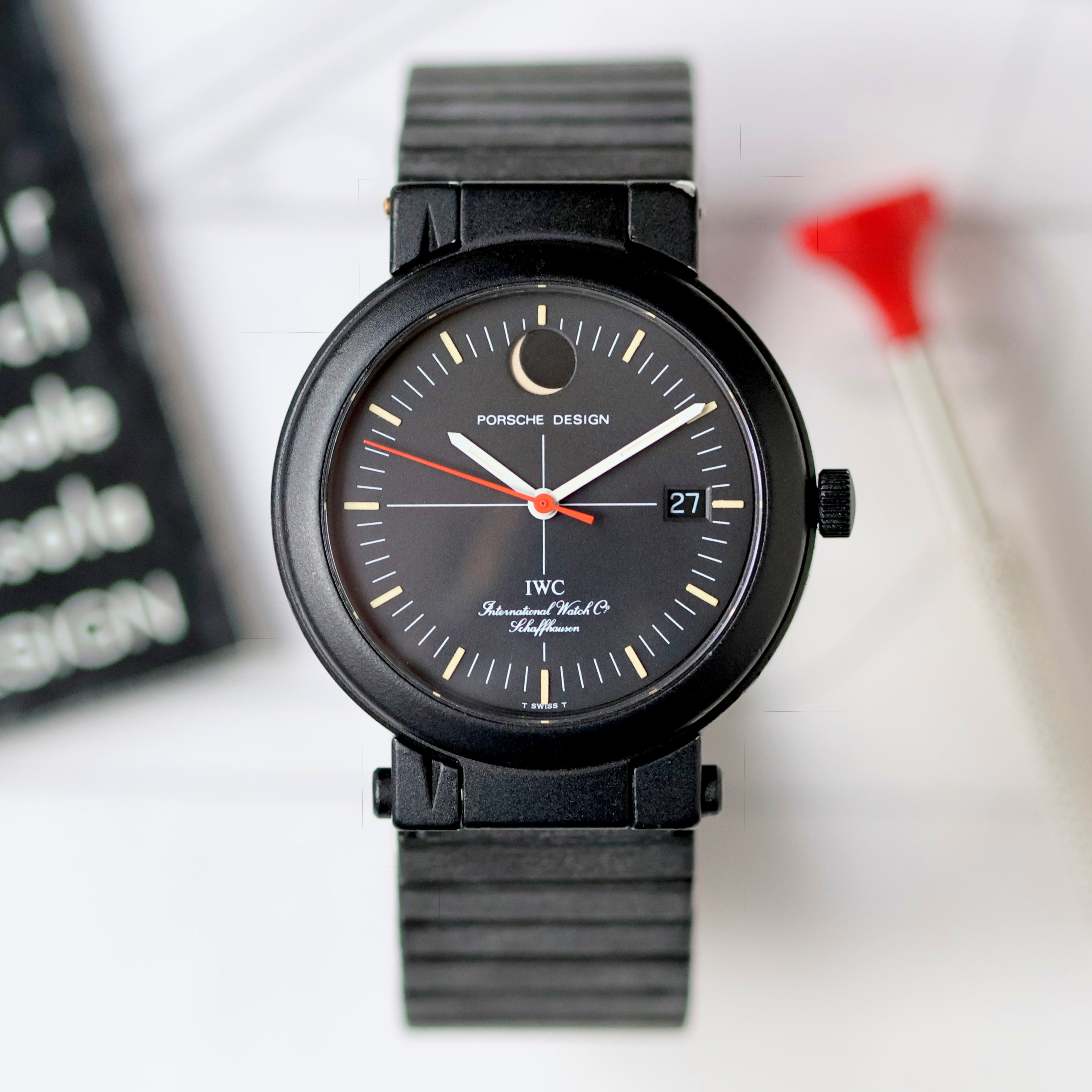 IWC Porsche Design Compass + Moonphase with Full set